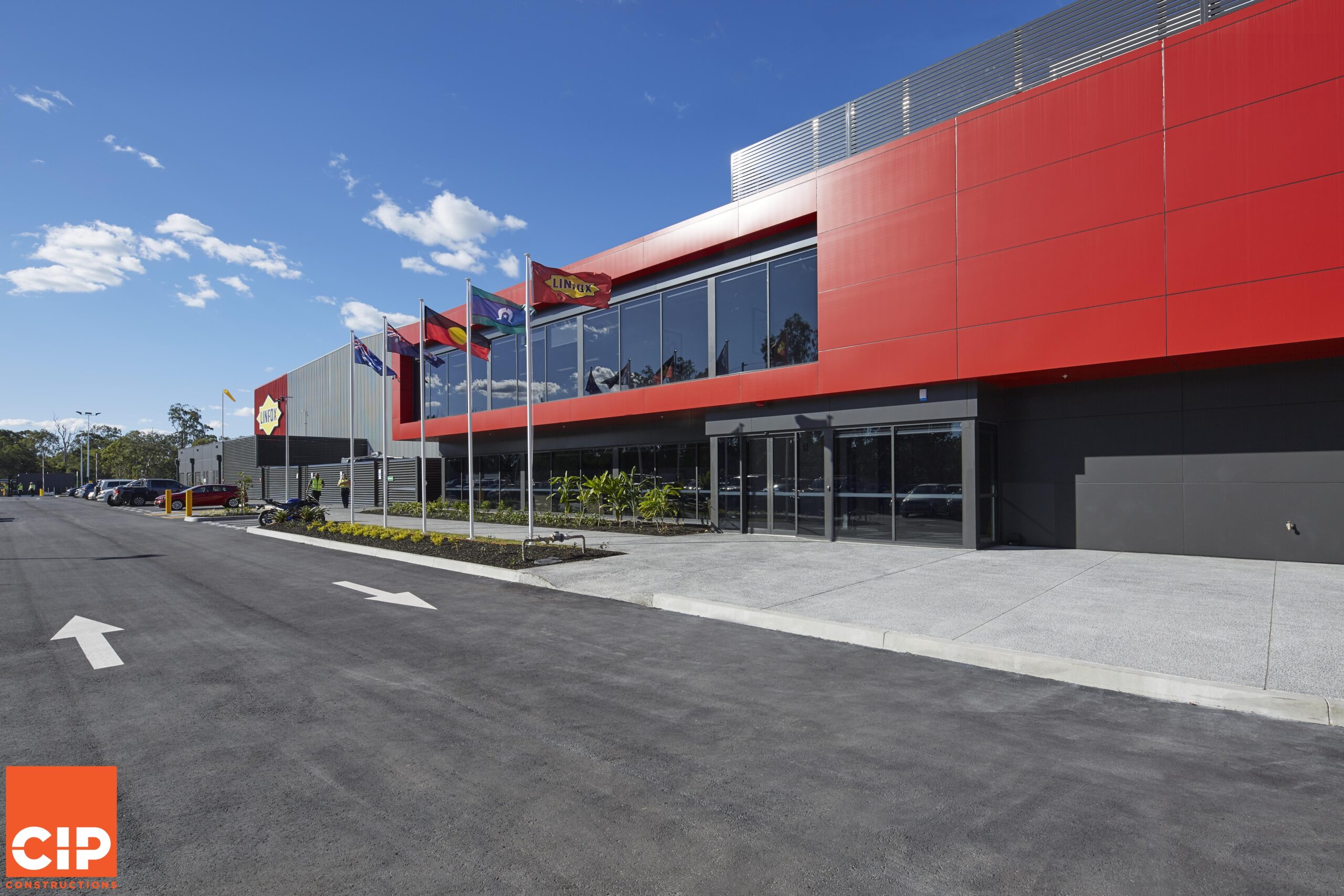 CIP Constructions Linfox Green Star sustainable 5 star Willawong