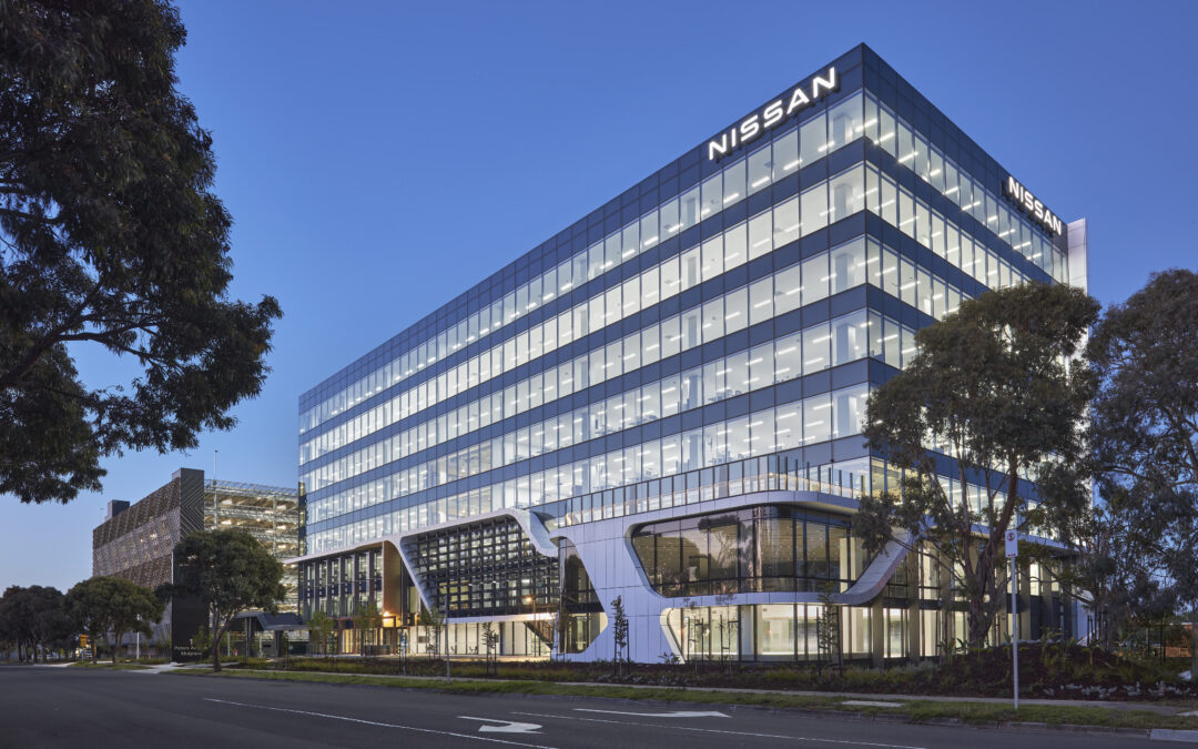 CIP Constructions is awarded 5 Star Green Star rating for Nissan Australia headquarters in Mulgrave, VIC.